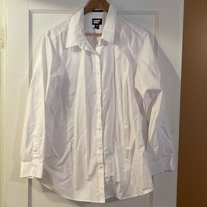 White man-tailored shirt